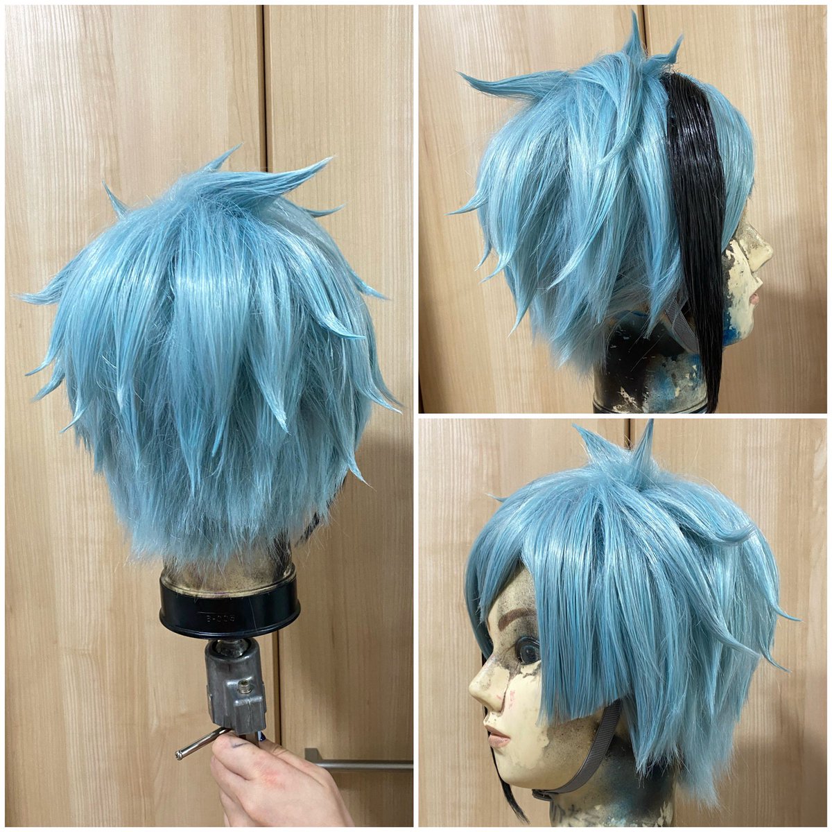 ジェイドのウィッグ完成しました〜！！💙 使用したのはアシスト