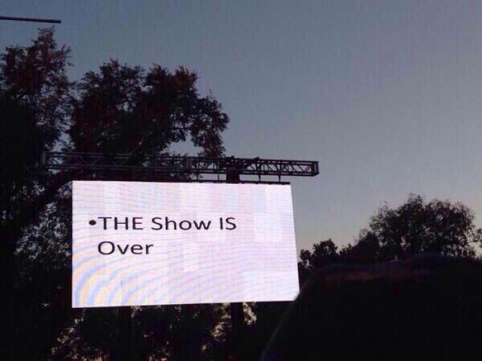 QdotStew's tweet photo. THE Show IS Over https://t.co/QbhRkBemHb