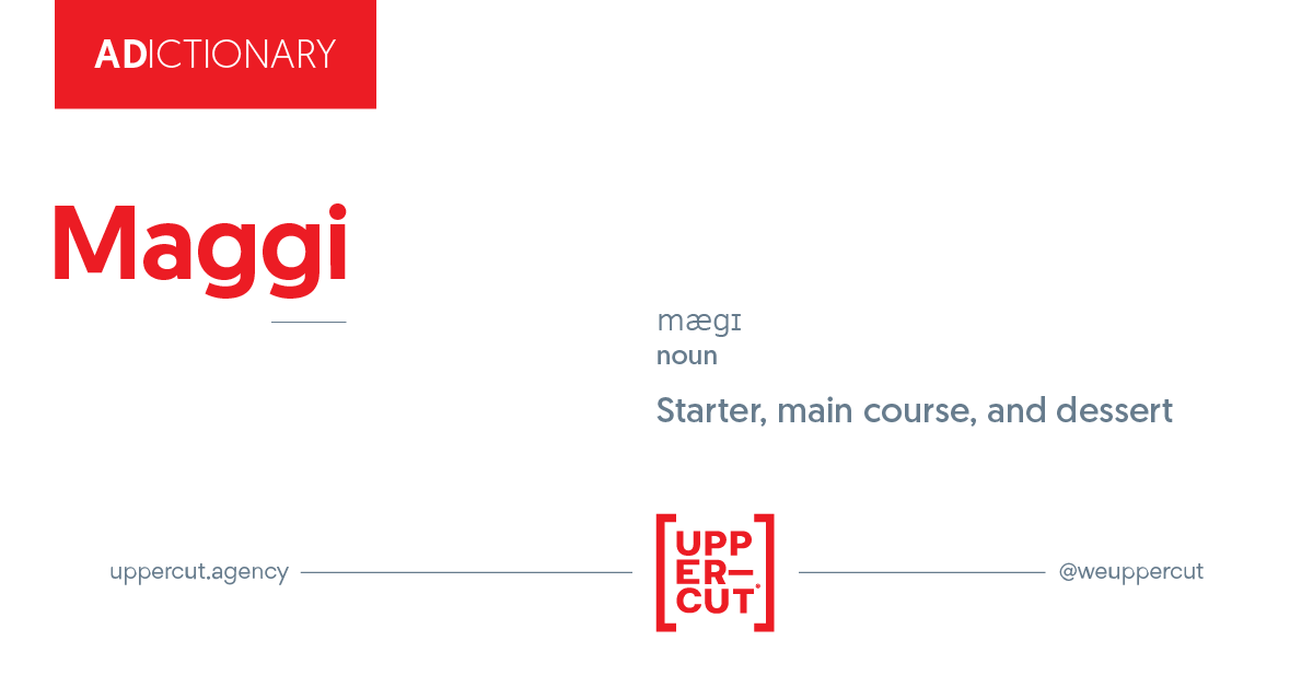 weuppercut's tweet photo. Maggi might take more than 2 minutes to make but definitely gets over in 2 minutes!
Let's start something new!
Visit: https://t.co/fAm7EbJHtx
#Uppercut #DigitalMarketing #Branding #GrowthHacking #AdDictionary #Dictionary #Maggi https://t.co/Qid71kP142