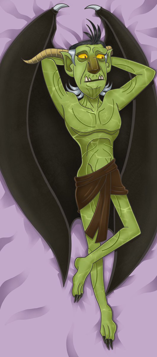 Moonchirashi's tweet photo. Been wanting a Dakimakura of Walter since I started watching Trollhunters. I just sent them the images an hour ago so hopefully they will green light it. They are the same company that did my Doofenshmirtz one. #talesofarcadia #walterstrickler #stricklander #toa https://t.co/a7zoIjbmWg