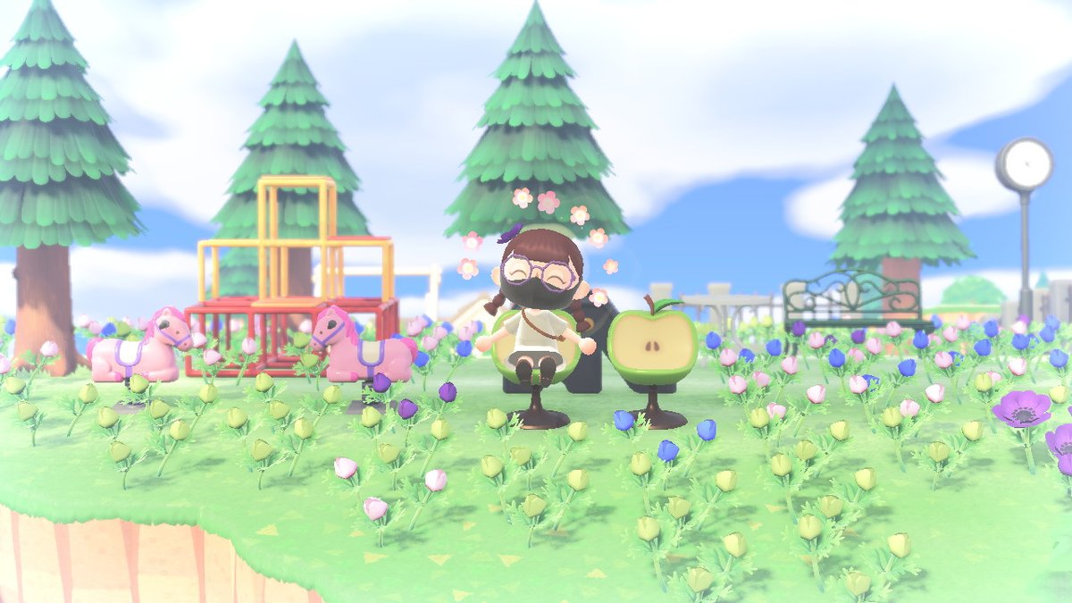 SAORI_AKARIc's tweet photo. ハナが無いので笑顔で誤魔化す

 #どうぶつの森 #AnimalCrossing #ACNH #NintendoSwitch https://t.co/GSVyH1wUWB