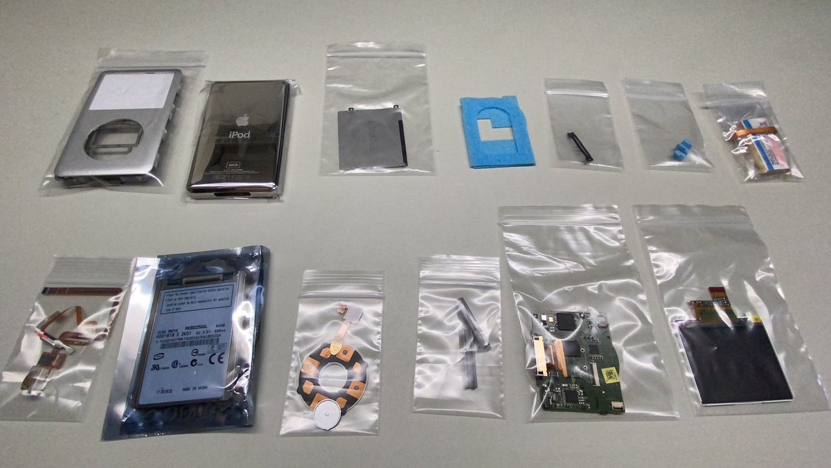 新品の部品で組み立てば実質新品です 販売終了したipod Classicを 中国から部品を取り寄せて組み立てたレポ Togetter