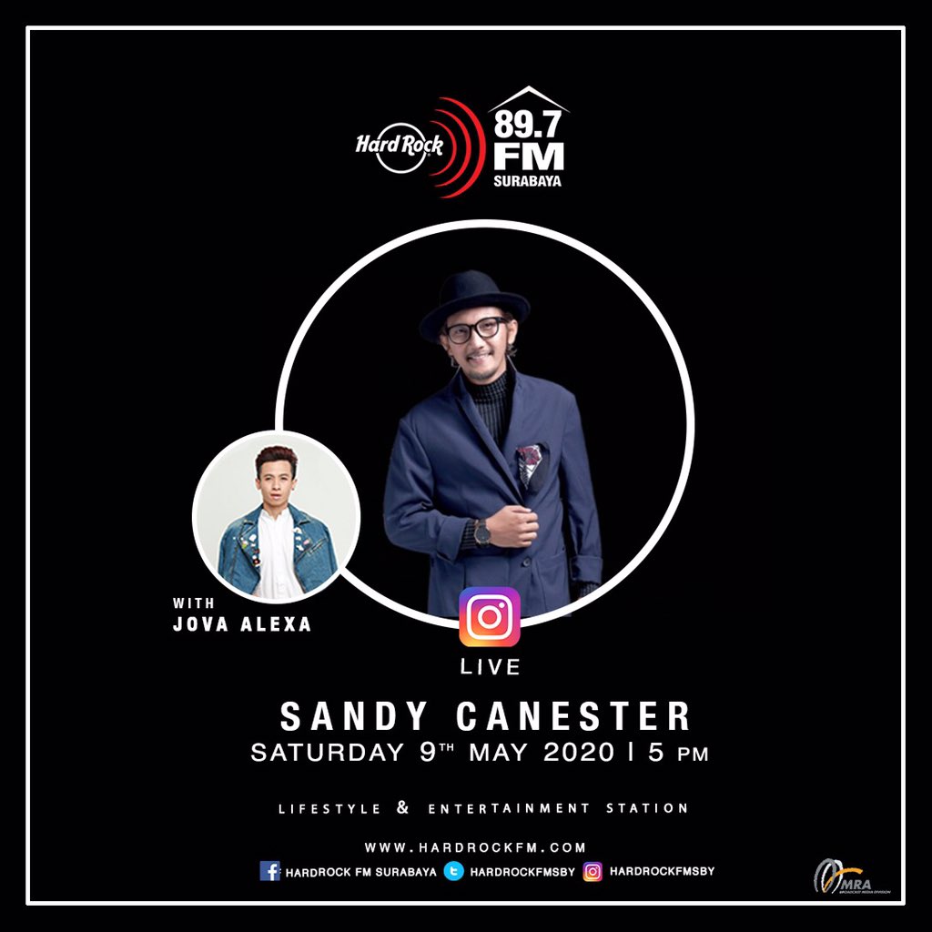 HRFMSurabaya's tweet photo. #stayhome bukan alasan untuk nggak produktif. @sandycanester bikin lagu kolaborasi dengan beberapa musisi lainnya.

#hardrockfmsby #live #instagram #instagramlive #sandycanester #surabaya #lifestyle #entertainment
#radiolawancovid19 #jagajarak #sehatdirumah #MRApatDiRumah https://t.co/7Qucq77tGL