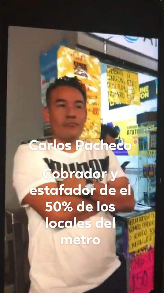 ElPerri23742979's tweet photo. Falta su brazo armando Carlos Pacheco este sujeto anda armado https://t.co/4tmhvVV86R