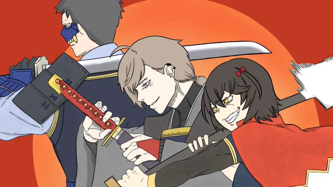 伸びたり縮んだり
#絵柄の違う絵をあげてフォロワーさんを困惑させようキャンペーン 