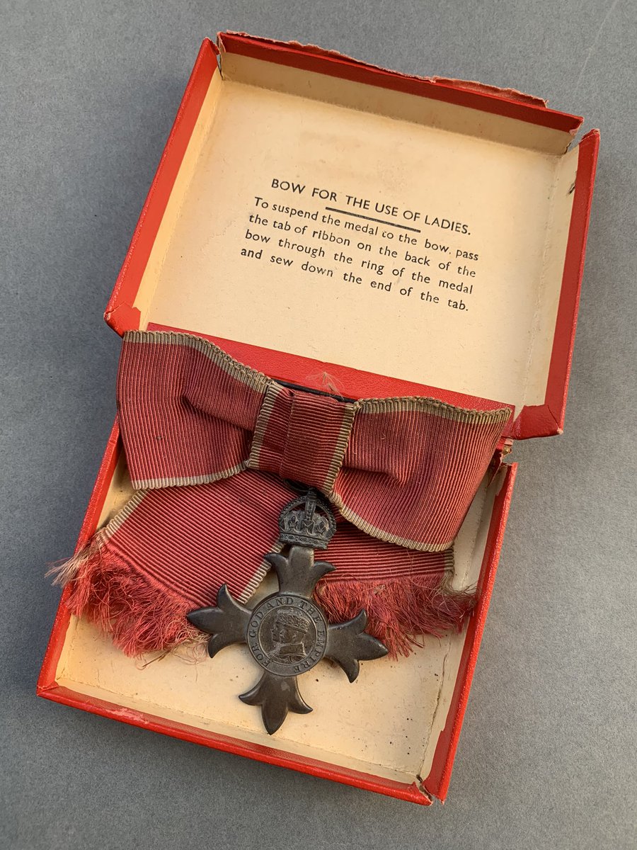 My Museum: 15My great aunt Rose Muir’s MBE. Matron of Christchurch Hospital in New Zealand, in 1937 she was one of 10 nurses who were the first members of the profession to be appointed an MBE. She helped set up a chapel honouring nurses who died in WW1 & the flu of 1918