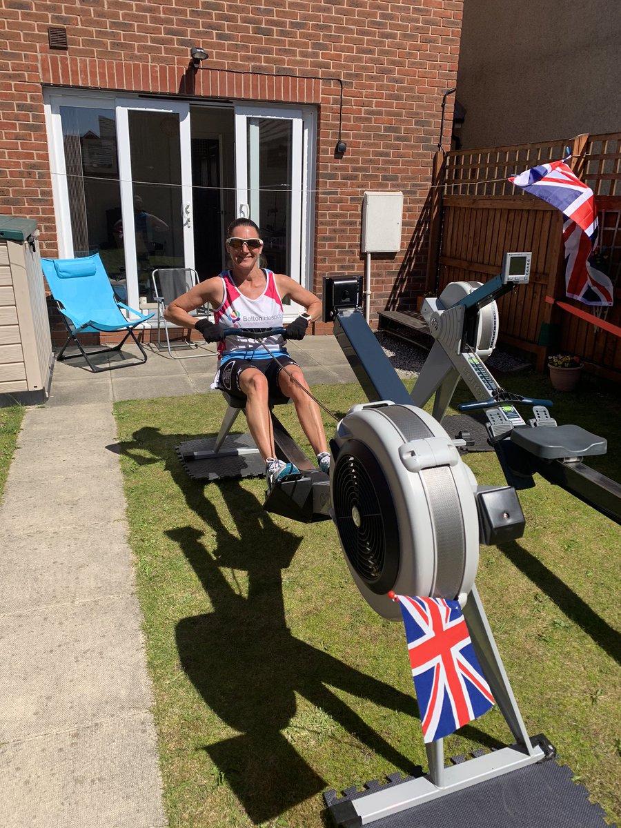 cheryldeancoach's tweet photo. £780 raised so far for @boltonhospice in memory of Ken Hill as we completed our 66 mile row for victory challenge in 3 days. The equivalent of retracing his final journey in the War from Dieppe to Newhaven.
Thank you to all the @boltonhospice staff for all there incredible work!! https://t.co/r2m0Gizv0a