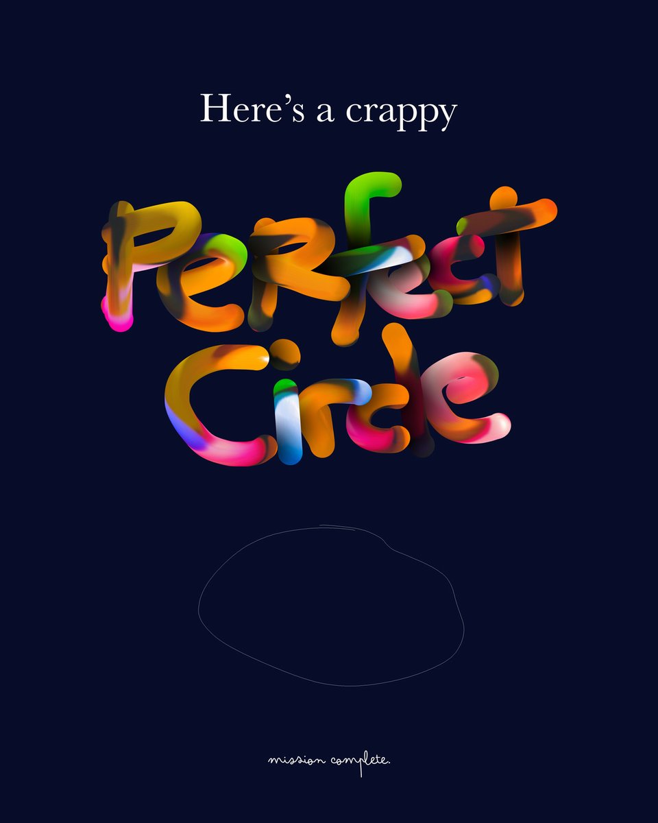 MrLeE_EVERYDAY's tweet photo. CIRCLE
.
.
#everyday #design #fun #humour #the100dayproject #creative #art #typography #illustration #circles #perfect #master #beathis
.
.
Day 69 https://t.co/nMkFqyGynZ