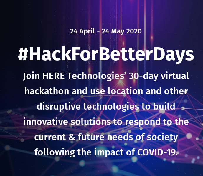 IIIJNEC's tweet photo. HERE Technologies in Partnership with IBM and many other global and local organisations, are organising the #HackForBetterDays, a fully online, 30-day virtual hackathon across Asia Pacific!
.
.
#mgmuniversity #jnec #aurangabad #iiicell #technology #covid19 #hackathon #Engineering https://t.co/l5T4eXLdWg