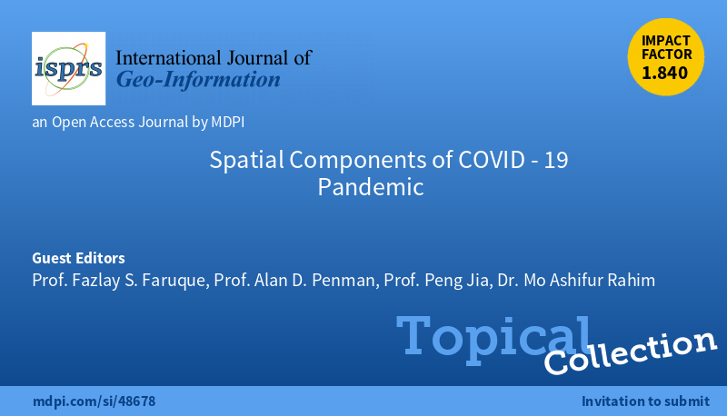 ISPRS_IJGI's tweet photo. #call4papers You are welcome to #submit to our #Topical_Collection "Spatial Components of #COVID-19 Pandemic", edited by Prof. Fazlay S. Faruque; Prof. Alan D. Penman; Prof. Peng Jia and Dr. Mo Ashifur Rahim
πhttps://t.co/4uqieoGeip
#virus
#SpatialTracking
#SpatioTemporal https://t.co/8yCPu0pp8n