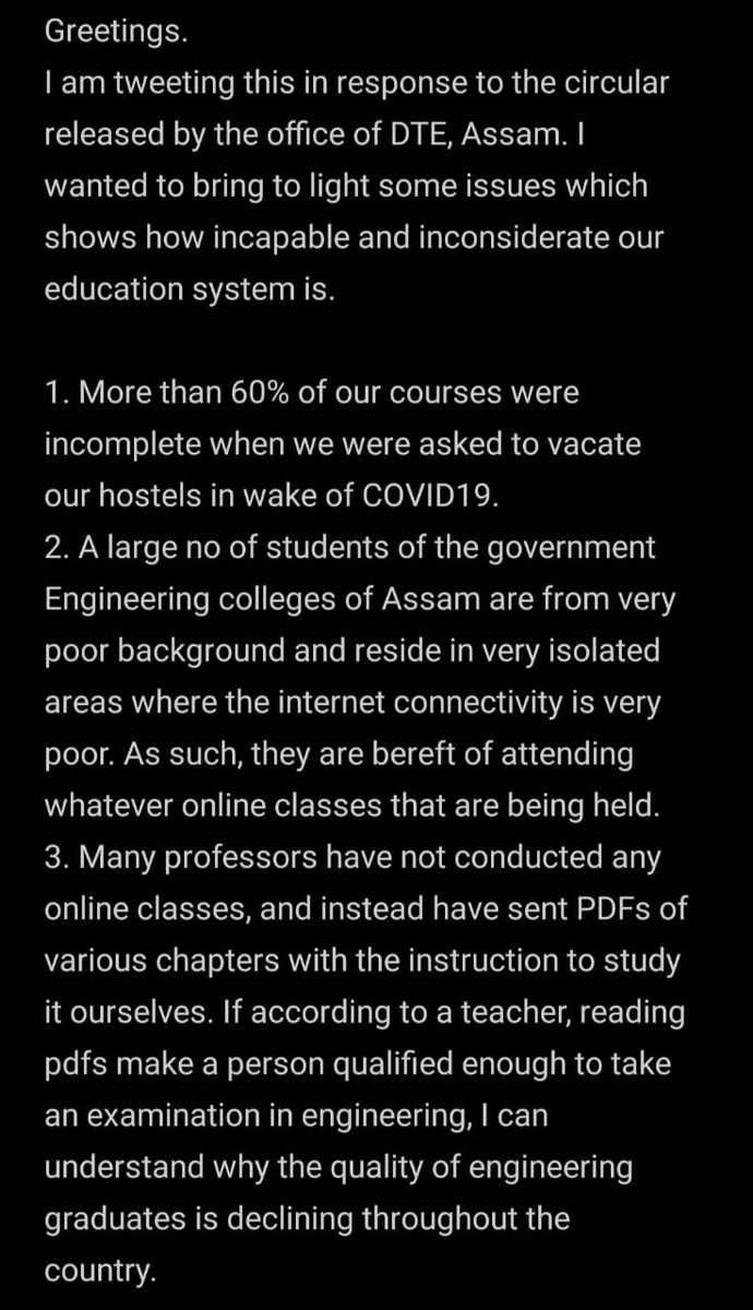 _dixeetamudiar_'s tweet photo. I request honorable education minister @himantabiswa to look into the matter. https://t.co/OFEeMusPMX
