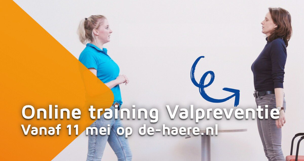 dehaere's tweet image. Veilig blijven bewegen is de beste remedie om een valpartij te voorkomen.Daarom hebben we een aantal oefeningen uit de cursus Valpreventie opgenomen en verwerkt tot een onlinetraining Valpreventie. de-haere.nl/evenementen/on…