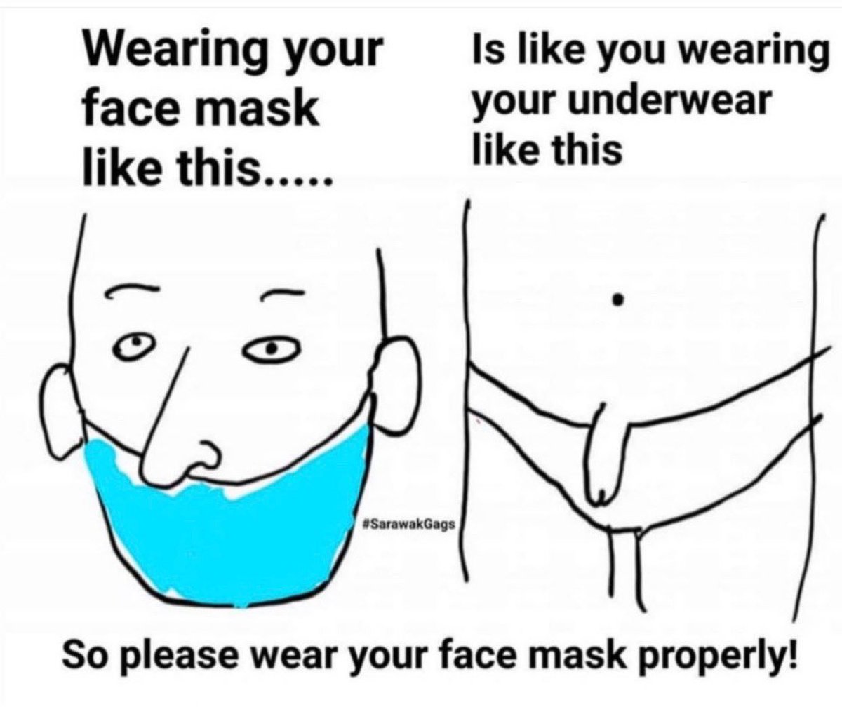 EndocrinologyMD's tweet photo. @langernutrition I can’t tell you how many of my patients are wearing the mask with the nose out. I mean - what’s the point? https://t.co/OPrmEARO2L
