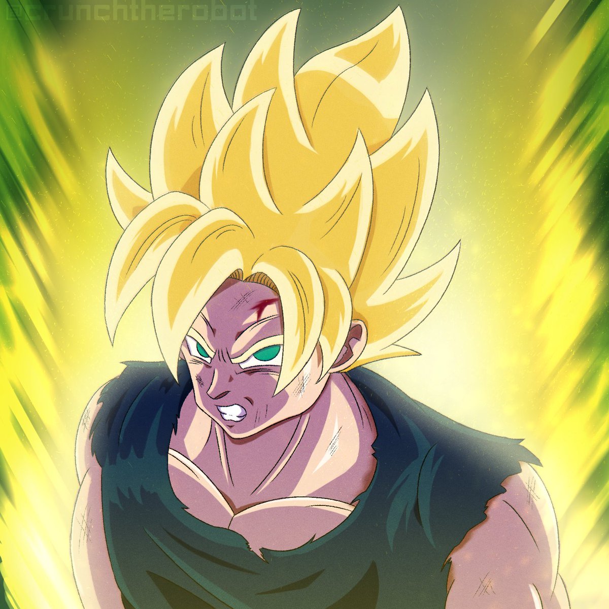 CrunchTheRobot's tweet photo. Happy Goku day! I wanted to draw one of my favourite moments from DBZ!
#GokuDay 
#悟空の日 
#DragonBallZ https://t.co/SEfxDYMUUI
