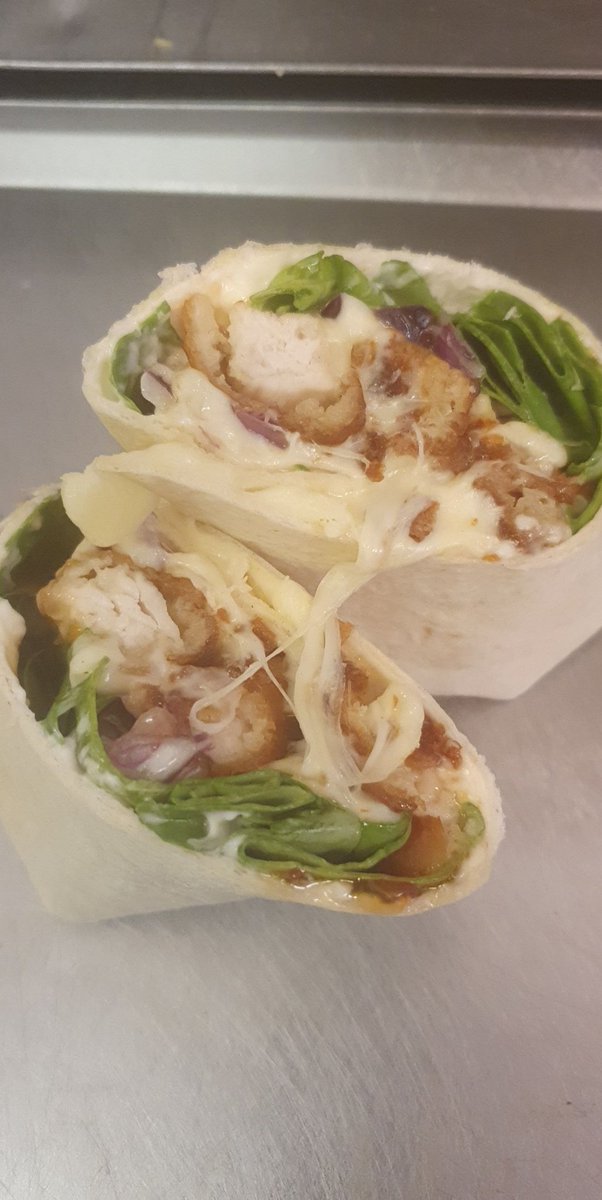 Tracieanneg's tweet photo. Thanks for all your support today we have Delux crispy chicken wrap 😍#Expressocafe #Gwersylt #staylocal #savejobs https://t.co/Hexak3vJsf