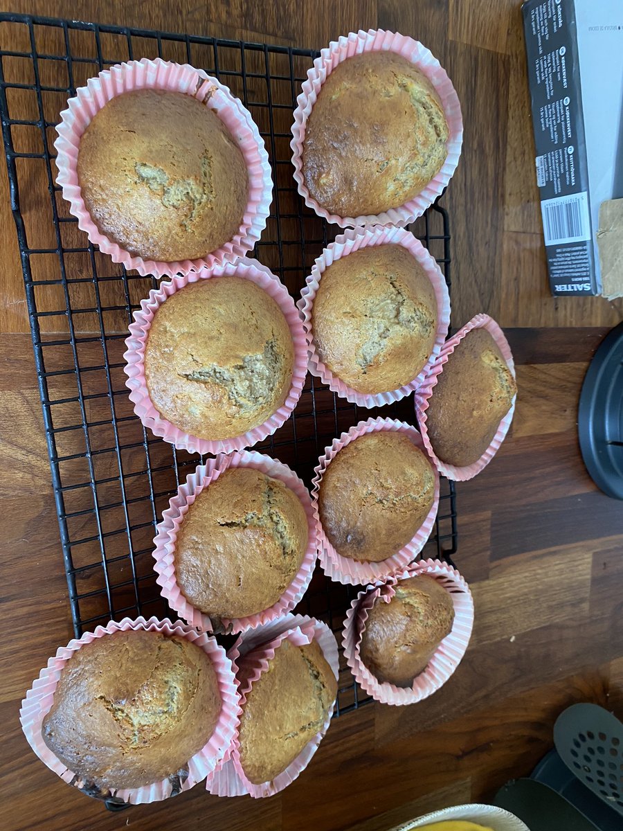 debbieshipley14's tweet photo. Grayson celebrating VE Day with homemade muffins and bunting and a street party afternoon tea.  #hallathome https://t.co/j5nvWRxMgO