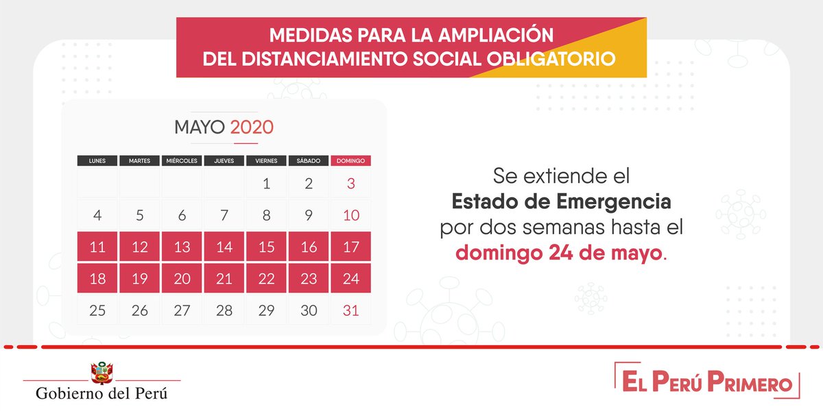vecinos_miguel's tweet photo. Conoce los nuevos horarios de aislamiento social y las últimas medidas dictadas por el Gobierno para la ampliación del distanciamiento social obligatorio.

#PerúEstáEnNuestrasManos
#YoMeQuedoEnCasa https://t.co/jtAQjInxiZ https://t.co/1D7l4txzkI
