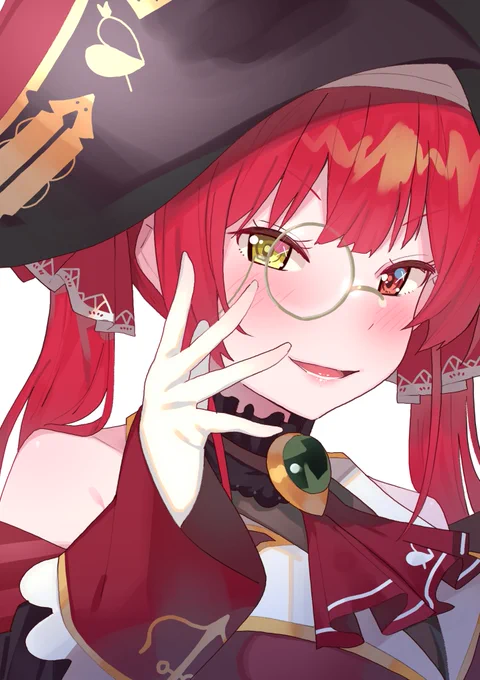 モノクル海賊?‍☠️ #マリンのお宝 