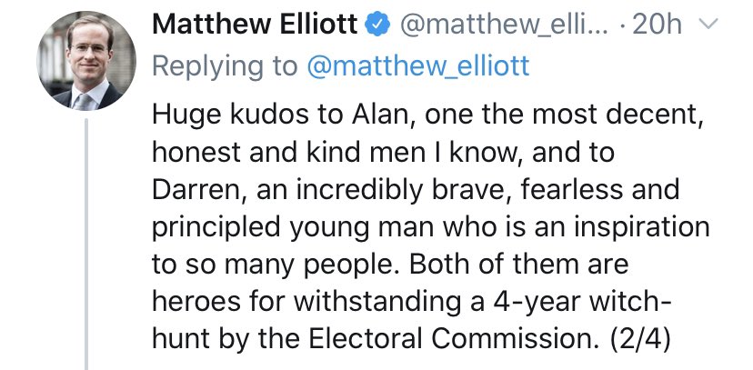 Met police says it took preliminary advice from CPS & decided ‘no further action will be taken’. Meanwhile, I’m sure it will be no surprise to anyone that the chief executive of Vote Leave is deliberately distorting facts. Vote Leave *admitted* it broke the law in July 2018.