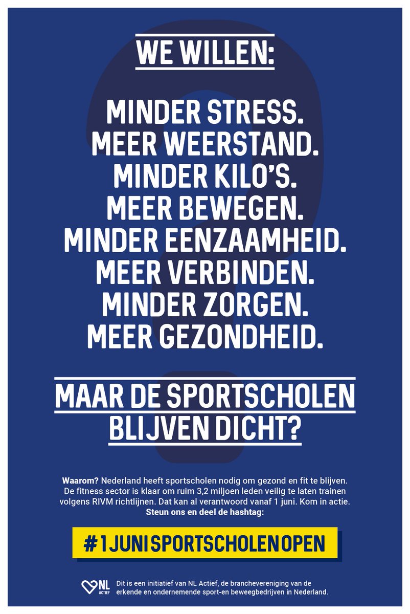 nlactief's tweet photo. #1junisportscholenopen https://t.co/PBrjXzbEBc