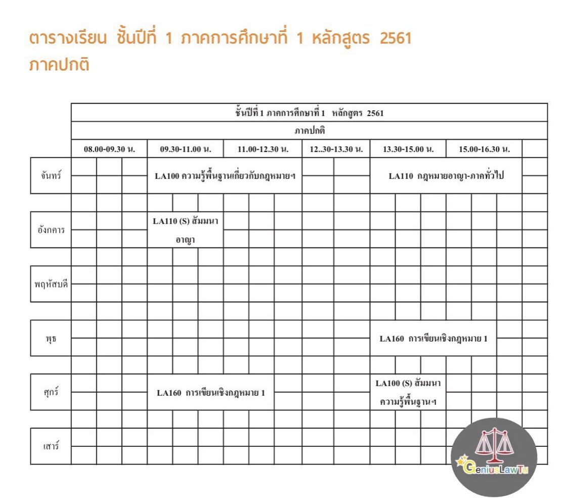 Geniuslawtu ติวสอบเข้านิติศาสตร์มธ-จุฬา tweet media