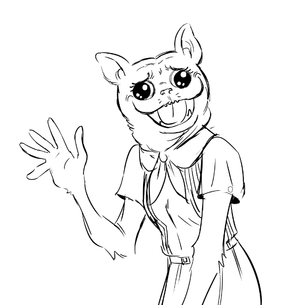 the proportions are so good to draw... 