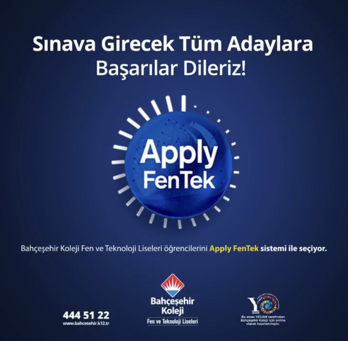 BHevsel's tweet photo. Türkiye’nin gelecek projesi Bahçeşehir Koleji Fen ve Teknoloji Liseleri öğrencisi olmak için sınava girecek tüm adaylara başarılar dileriz. ❤️💙 @bahcesehir_k12 @Bahcesehir_vadi @Bk_Diyarbakir_ 
#bahçeşehirkoleji
#gelecekFenTek
#ApplyFenTek https://t.co/3V5MqVfkXw