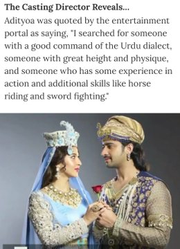 ~*Shaheer is the Best Choice for Salim*~ - Casting Producer of Salim Anarkali..He didn't Gave Any Audition for Salim Character.. He Involved in Casting Sonarika.. It is V.V Rare.. in ITV #ShaheerSheikh  #DEMSA