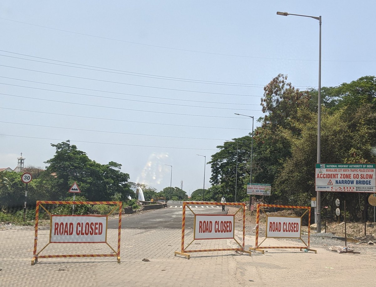ShyamanthShetty's tweet photo. @MORTHIndia @MORTHRoadSafety @OfficeOfNG @nitin_gadkari @nalinkateel @vedavyasbjp @bharathshetty_y 
I see a new speed breaker just before the entry of #KulurBridge. This will surly cause traffic issues in KIOCL junction. Install it before the junction to control the entry speed. https://t.co/EWIopg5OTN