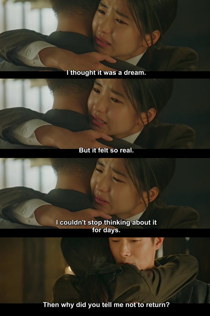her personal feelings so she would put on a cruel image whenever she would leave him or push him away. but when she& #39;s alone or on her breaking point, she would cry and long for him just as much as he longs for her. she had to accept that it was a love she can neither keep nor ++