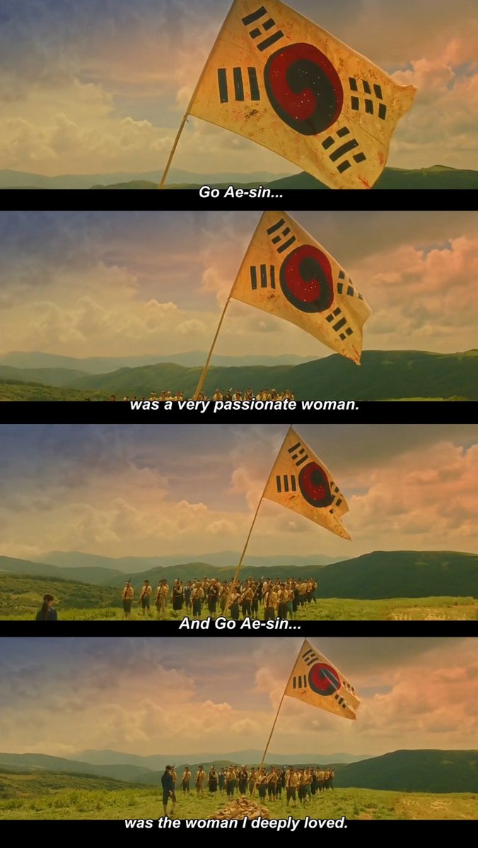 prioritise and if eugene had to sacrifice his title and life for the woman he loved, aeshin had to sacrifice her family, her happiness, the man she love, and even her own life- for the sovereignty of her country.   #MrSunshine