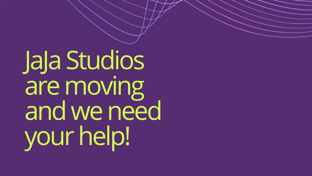 StudiosJaja's tweet photo. We are happy to officially launch JaJa Studios Go Fund Me! We are trying to raise 20k to move and build 20 new state of the art studios along with a venue, gallery, meeting space and more. Please donate anything you can and see our prizes! Share! https://t.co/6CeaY0mDJT https://t.co/i2NesTLpDt