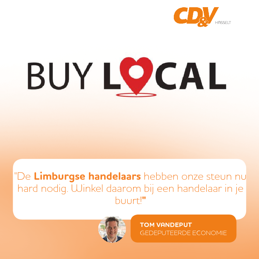 cdenvhasselt's tweet photo. Samen met de #provincie #Limburg en @UNIZOvzw het platform "Ik koop lokaal in Limburg" opgestart. Gedeputeerde van economie en gemeenteraadslid CD&amp;V #Hasselt Tom Vandeput ondersteunt deze initiatieven. @UNIZOLimburg https://t.co/f1kA9yjOxs https://t.co/G50Fx6VHiB