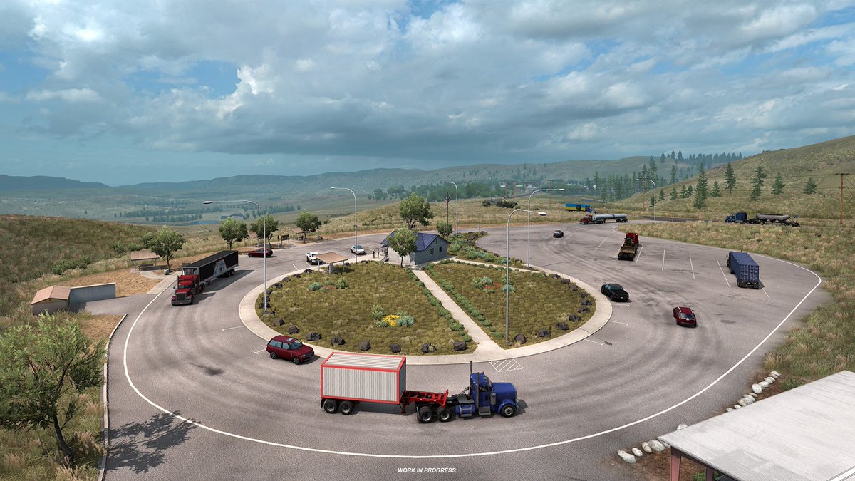 GamingPicsx's tweet photo. Just look at that! New American Truck Simulator DLC will bring for us these fabulous places! 
@SCSsoftware is love SCS is life :D @TruckersFM 

#AmericanTruckSimulator #ATS #Scs #truckersfm #truckers #truck #Idaho #trucking #gaming #GamingNews #Dlc #ets2 #scssoftware #gamers https://t.co/aixwI0C6Nq