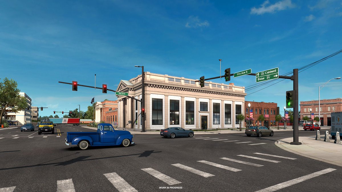 GamingPicsx's tweet photo. Just look at that! New American Truck Simulator DLC will bring for us these fabulous places! 
@SCSsoftware is love SCS is life :D @TruckersFM 

#AmericanTruckSimulator #ATS #Scs #truckersfm #truckers #truck #Idaho #trucking #gaming #GamingNews #Dlc #ets2 #scssoftware #gamers https://t.co/aixwI0C6Nq