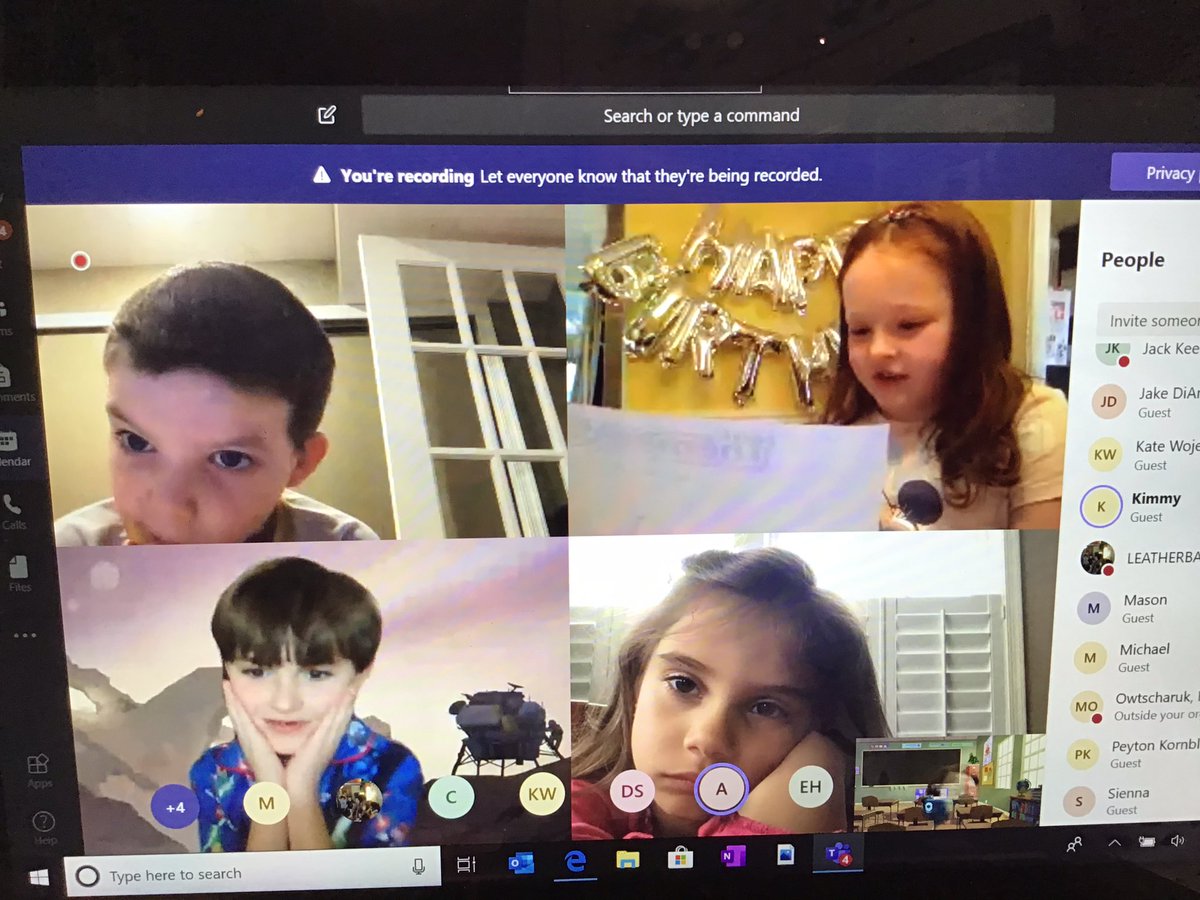 Special thanks to our Principal, Dr. Leatherbarrow for joining our Class Meeting:)👏Kdg wrote acrostic and theme poems and shared them. So proud!😍There is no distance between our hearts during Distance Learning!💞Love and miss my stars!
@PrincipalCRL <a href="/CBWarwickElem/">Warwick Elementary School CBSD</a> <a href="/CBSDSchools/">Central Bucks SD</a>