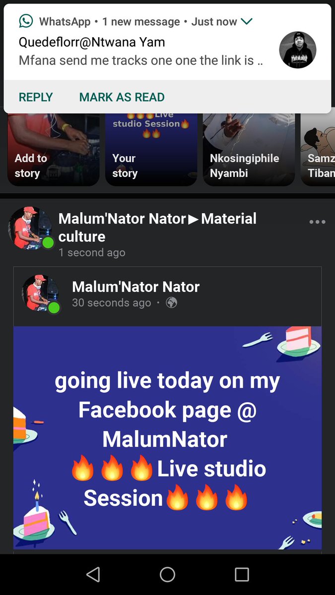 Plz follow me on my fb page #AmapianoLockDownTunes 
⏯ #MalumNatorMuziq