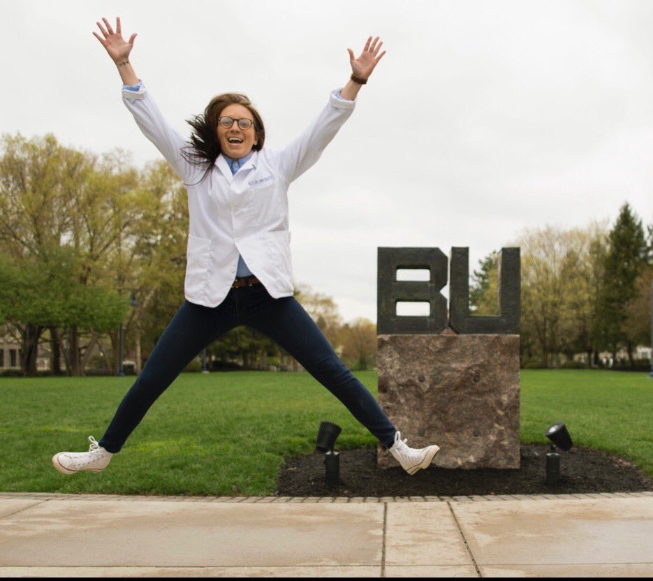 TheDougSam's tweet photo. Congrats to Dr. MoMo on your graduation from Butler’s pharmacy program.  We are so proud. Good luck as you continue this journey in your residency at IU Med in Muncie. #ohtheplaces2020 https://t.co/dHK5TAeWCU