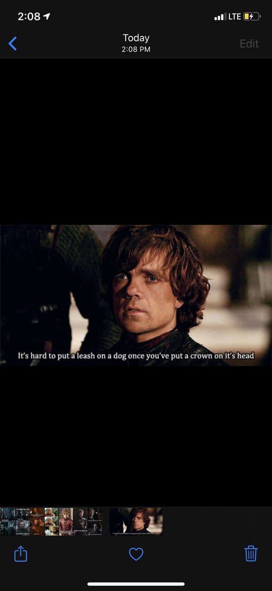 Fav from Tyrion?