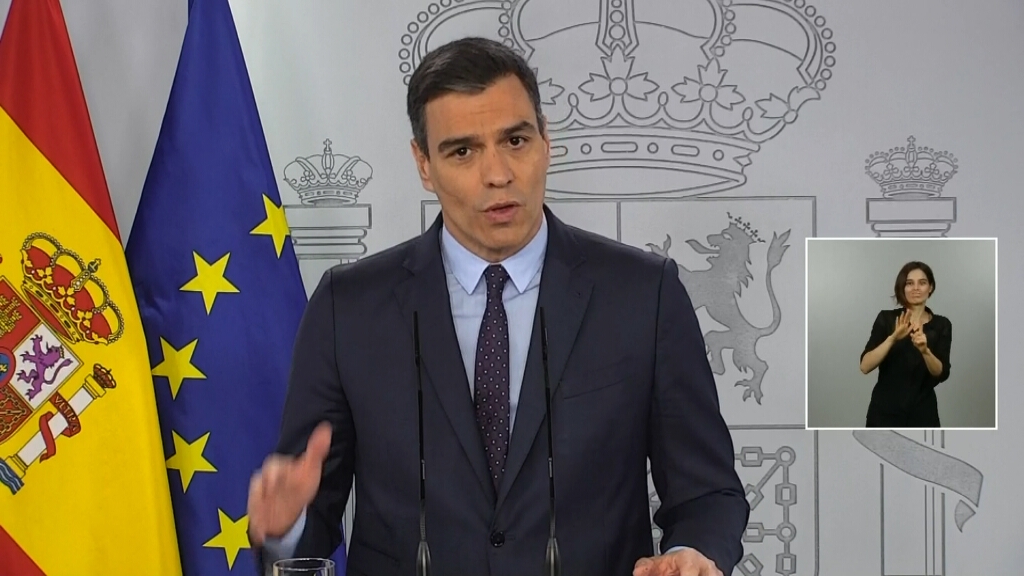 3CatInfo's tweet photo. 🔴 Pedro Sánchez: "Aquest co-governament [amb les comunitats autònomes] respecte a les diferents competències ha vingut per quedar-se, és un bon exemple de responsabilitat política" https://t.co/MMLjAFMK03 https://t.co/wNUlSx6mPB