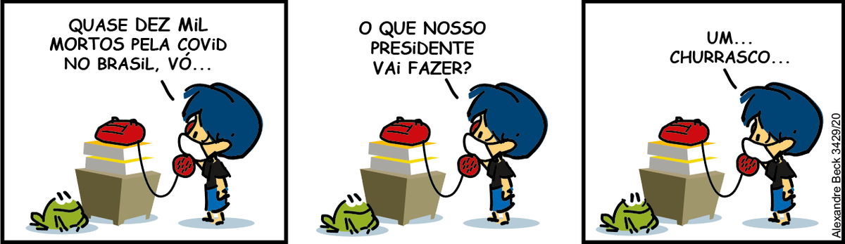 É muito, muito triste ver que tem gente que considera isso normal.

#CHURRASCODAMORTE 

Arte Alexandre Beck