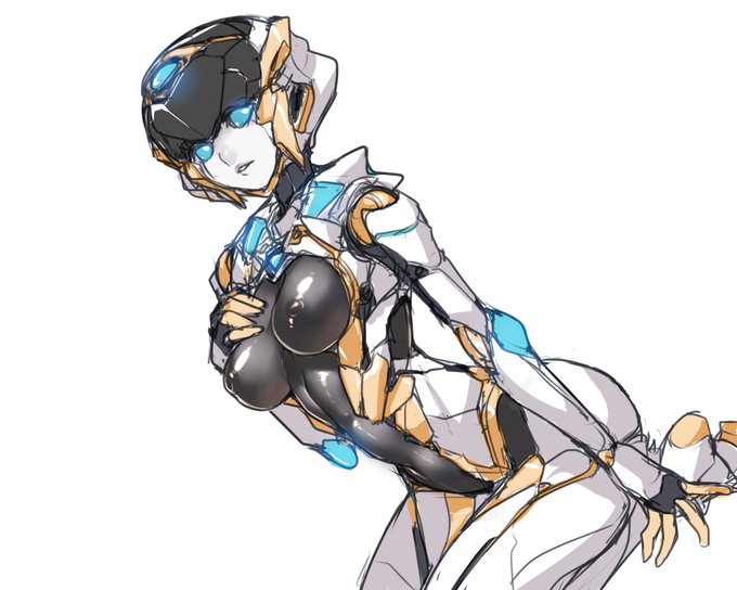 以前描いたロボ娘落書き 