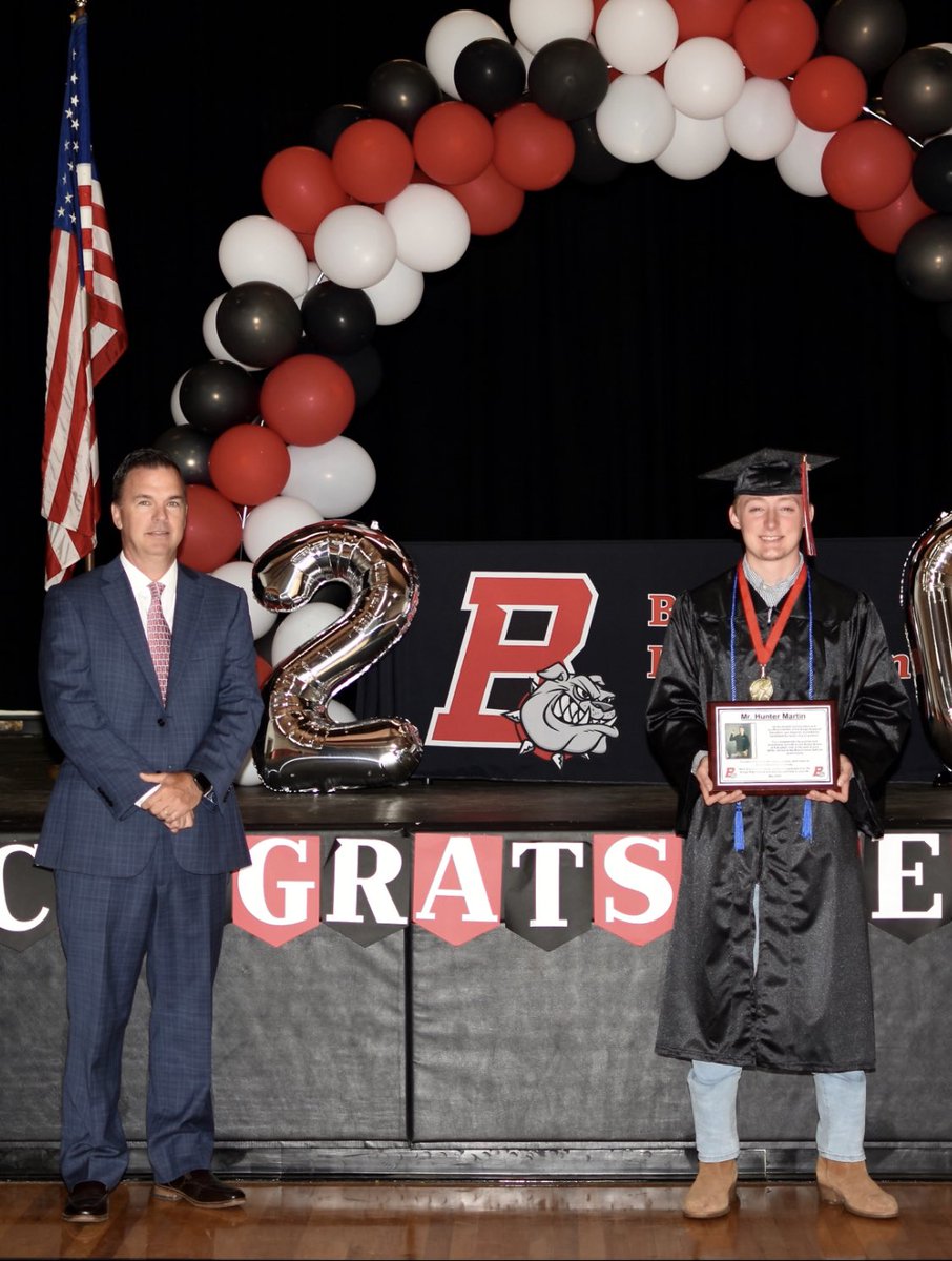 BurginSupt's tweet photo. It was great to recognize our Burgin Ind Board of Education Student Representative, Hunter Martin, last week. #Classof2020 #TheBurginWay https://t.co/hR5y7tDioL