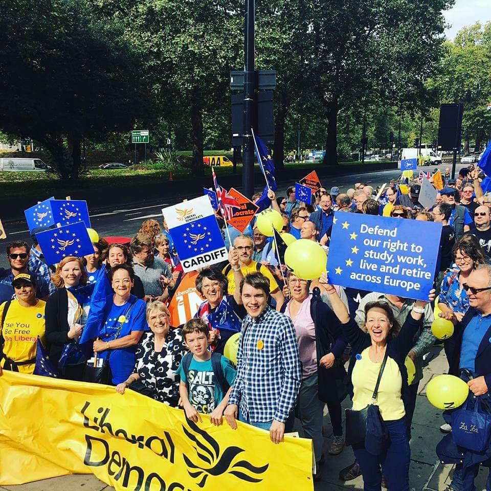 AvrilCoelho's tweet photo. @snb19692 The first #March4EU rally after London Stays #EuropeDay2020 #2020MarchForEU https://t.co/J9s7LgT3fD