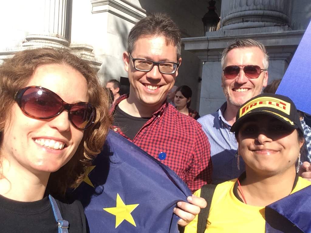 AvrilCoelho's tweet photo. @snb19692 The first #March4EU rally after London Stays #EuropeDay2020 #2020MarchForEU https://t.co/J9s7LgT3fD