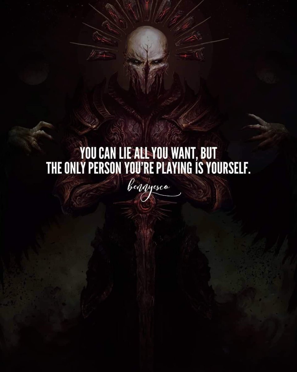 QuotesNation5's tweet photo. YOU CAN LIE ALL YOU WANT, BUT
THE ONLY PERSON YOU'RE PLAYING IS YOURSELF
  Android App: https://t.co/m7IL4IoKwV  iOS App: https://t.co/apOPAccom1 ThinkRich #MenMotivation QuotesApp #MenMotivation #AngerManagementQuotes #SuccessSecrets #motivationalquotes #quoteoftheday #nainaapps https://t.co/EUi3K63bip