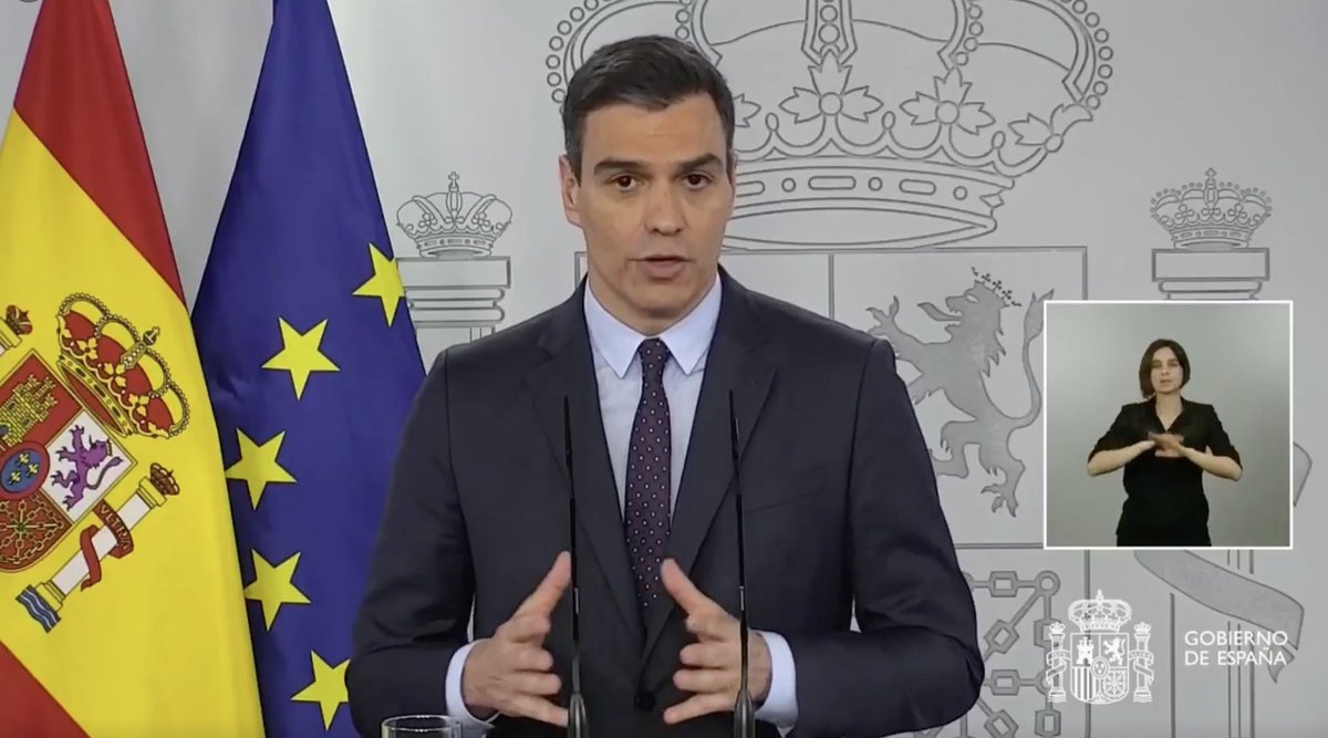 SÁNCHEZ COMPARECE PARA NO ANUNCIAR NINGUNA MEDIDA NUEVA. Apela a la “transparencia” pero no revela: 
-El informe de situación de residencias de mayores que lleva 1 mes en estudio y suma 17.000 muertos
-El nombre de los asesores en la desescalada pese a la obligación de publicarlo
