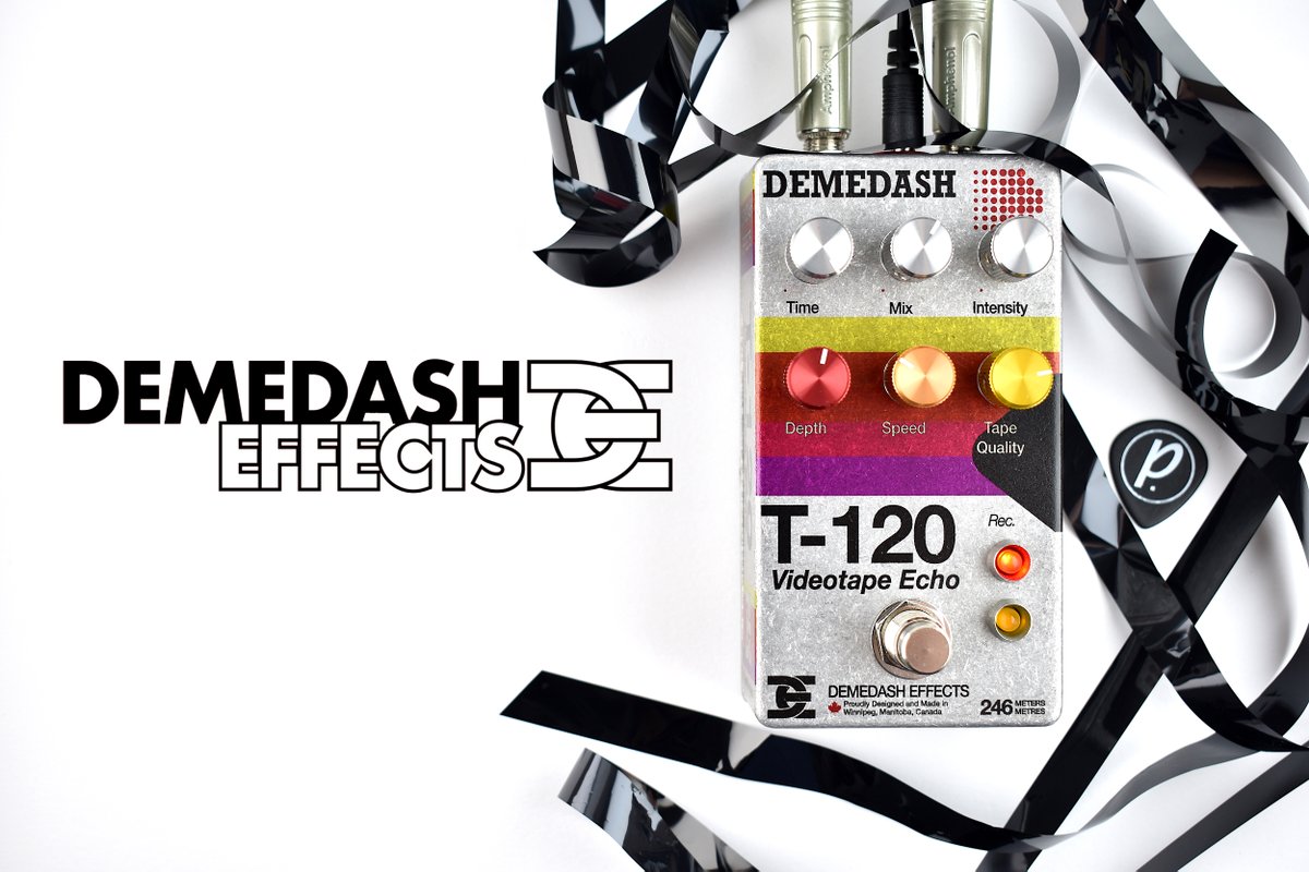 pedaloftheday's tweet photo. We’ve got the Full Review and Demo Video for the @demedasheffects T-120 Videotape Echo at
https://t.co/GMzK3onUXv
and on our #YouTube channel as well! Subscribe, Follow and Like! #pedaloftheday #pedalsandeffects #knowyourtone #demedash #videotape #echo #SaturdayMorning https://t.co/II7JxPpOn1