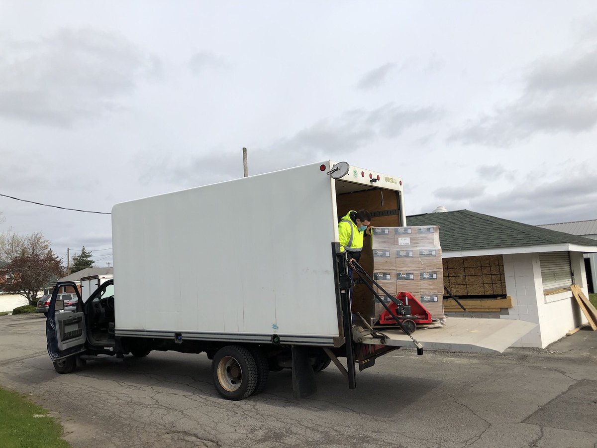 Our shipment is in! <a href="/CceMonroe/">CCE Monroe</a> will be distributing sanitizer and masks to our Monroe County agricultural community next week. Contact jh954@cornell.edu if you are operate a farm and have not received notice. #stuffCCEdoes