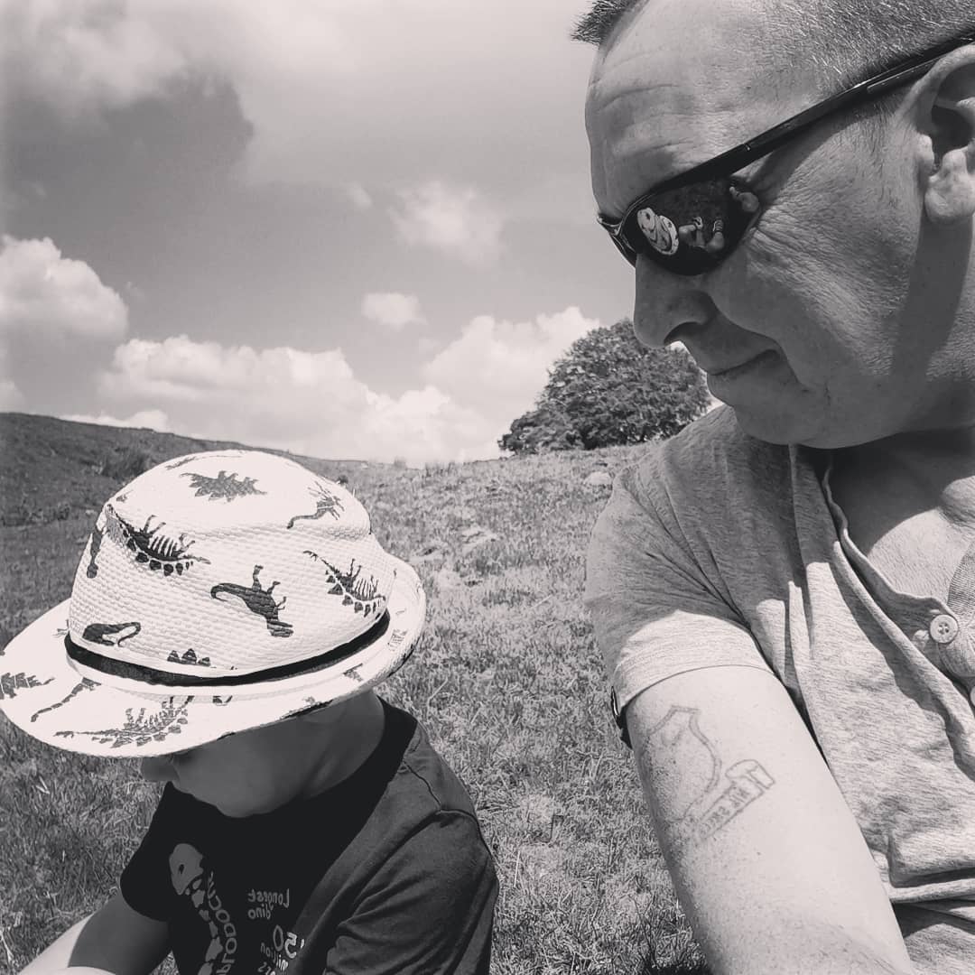 tsdpete's tweet image. Walk up the mountain with Ruari. #Senghenydd #FatherAndSon